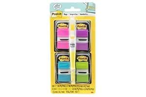 Post-it Flags, 1-Inch, Ideal for Marking and Flagging Paper Docs ...