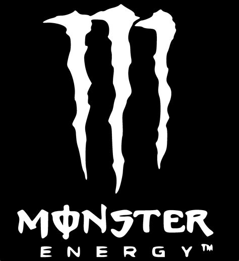Black and White Monster Energy Logo - LogoDix