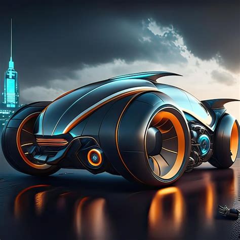 Car with super futuristic design concept generative ai | Premium AI ...