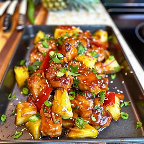 Teriyaki Chicken and Pineapple Recipe