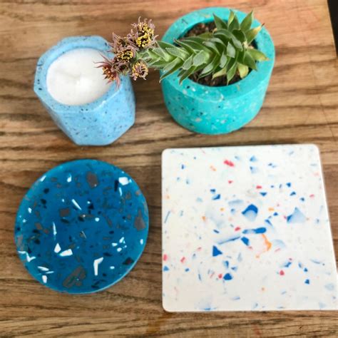 Parent And Child Intro to Jesmonite - Make Coasters & Mini Plant Pots ...