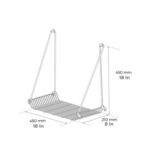 White weebill wall shelf – Meshable