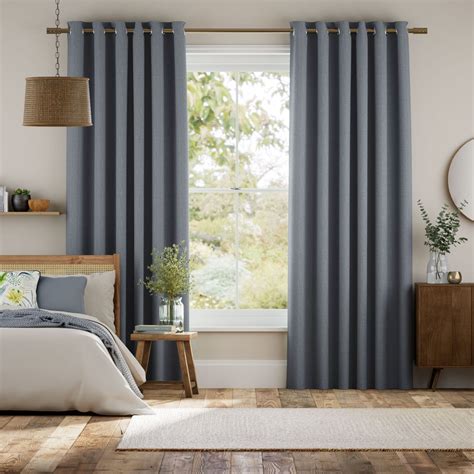 Averley Blue Grey Curtains | Blinds Online™