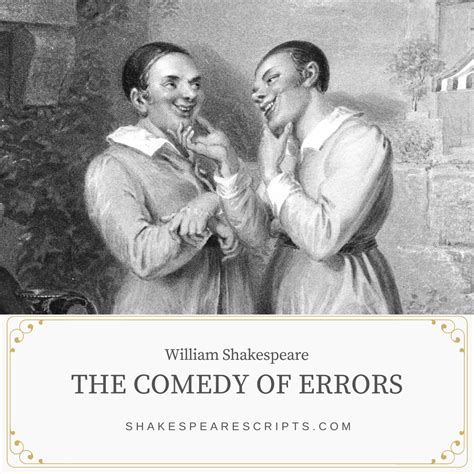 Comedy Of Errors by William Shakespeare - Shakespeare Scripts