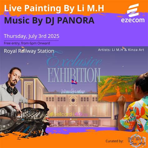 Live painting session by Li M.H, Music by DJ Panora - Exclusively at ...