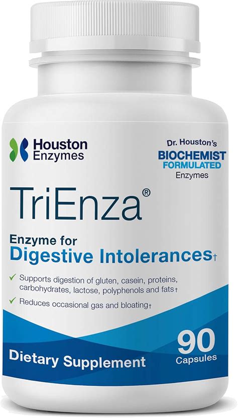 Buy Houston Enzymes TriEnza | Broad-Spectrum Enzymes for Digestive ...