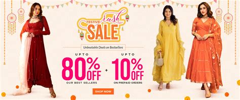 Ethnic Wear - Buy Indian Ethnic Wear for Women & Girls Online - Aachho