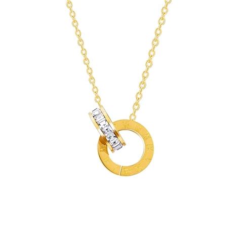 Buy NAITRA 18K Gold Plated Athena 18K Gold Plated Roman Numeral CZ ...