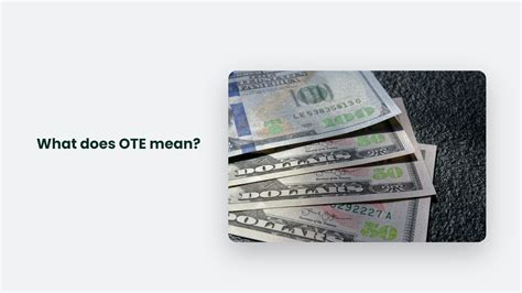 What Does OTE Mean? Everything You Should Know | CJ&CO