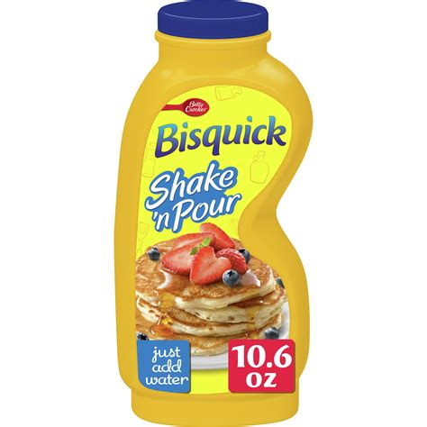 Betty Crocker Bisquick Shake N Pour Pancake Mix, 10.6 oz - Walmart.com ...