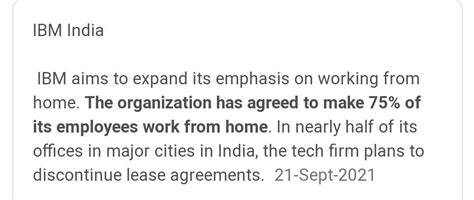 How seriously do you guys think TCS will implement wfo policy? Will ...