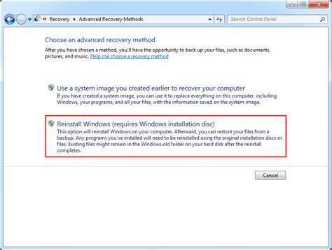 System Reset Windows 7 的图像结果