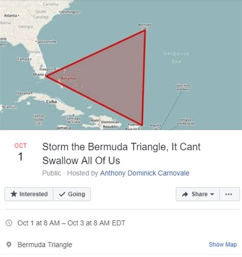 Facebook Event: Storm The Bermuda Triangle Expedition