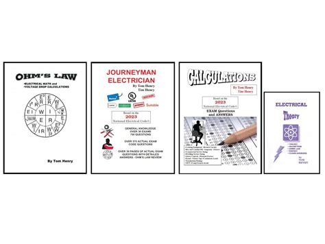 Journeyman Electrical Exam Combo # 2 - Tom Henry's Code Electrical Classes Inc. & Bookstore