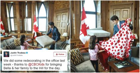5-YO Becomes Canada's 'PM For A Day,' Builds A Pillow Fort With Justin ...