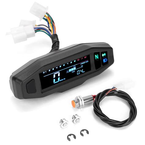 Buy Morelian Mini Universal LCD Digital Motorcycle Meter Speedometer ...