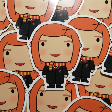 Ginny Weasley Vinyl Sticker Harry Potter Decal for Laptop - Etsy