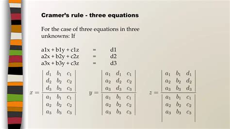 Image result for Using Cramer's Rule On 3X3 Matrices