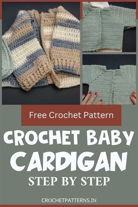 Image result for Cardigans Baby Crochet Tutorial