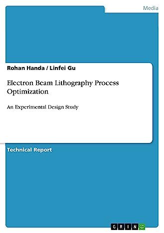 Buy Electron Beam Lithography Process Optimization Book Online at Low ...