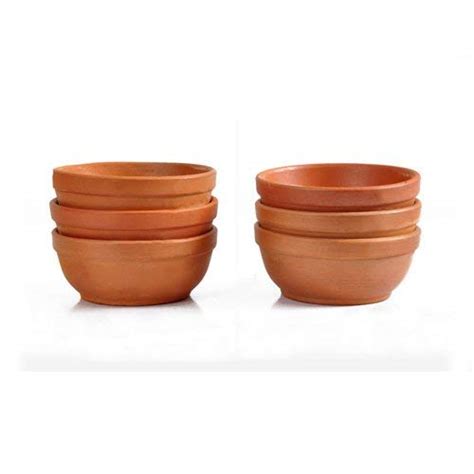 Buy VAGHBHATT Clay Katori/Serving Bowl/Earthenware Bowl for Serving ...