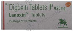 Lanoxin 0.25mg Tablet 10s: View Uses, Side Effects, Price and ...