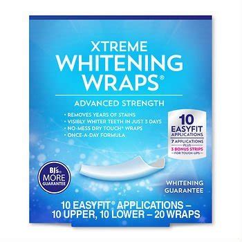 Berkley & Jensen Xtreme Whitening Wraps, Advanced Strength, 20-count ...