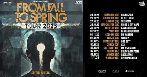 From Fall To Spring - Tour 2025 - PRAHA, Palác Akropolis, Palác ...