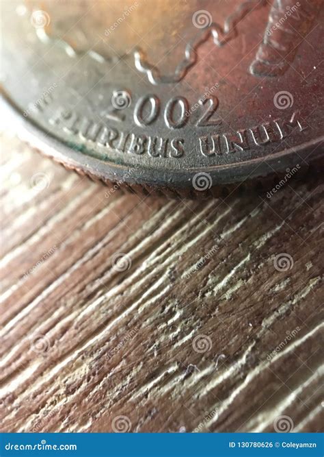 `E Pluribus Unum` on US Quarter Stock Photo - Image of close, dollar ...