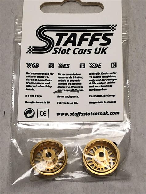 Buy Staffs Aluminium BBS Style Wheels in Gold 16.9x8.5mm STAFFS36 ...