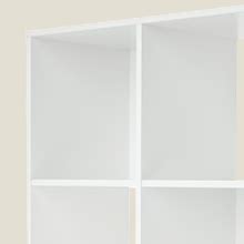 Anko 4 Cube Unit Bookshelf | White Engineered Wood | Book Racks for ...