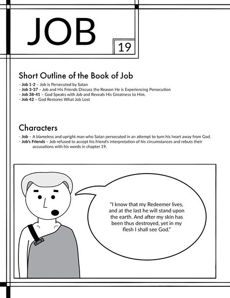 Job 19 Summary - 5 Minute Bible Study — 2BeLikeChrist