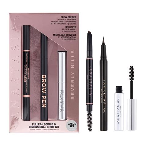 Anastasia Beverly Hills Fuller Looking + Dimensional Brows Kit Dark ...