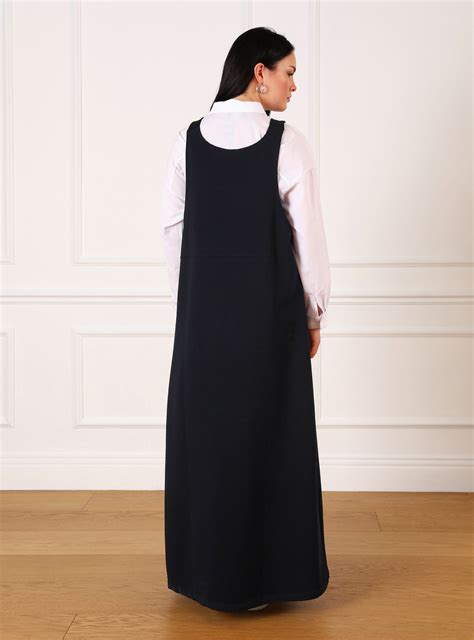 Navy Blue - Plus Size Dress