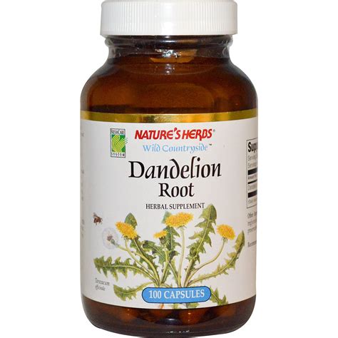 Nature's Herbs, Dandelion Root, 100 Capsules - iHerb