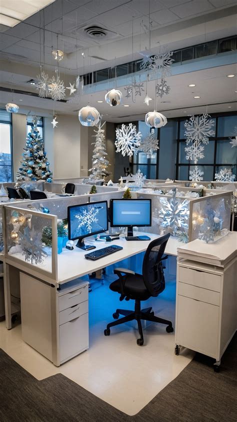Festive Vibes 17 Christmas Office Decorations Ideas for Your Cubicle ...