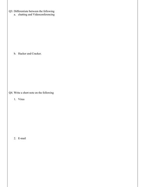 Computer Worksheet Class 8 的图像结果