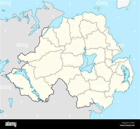 Northern ireland map hi-res stock photography and images - Alamy