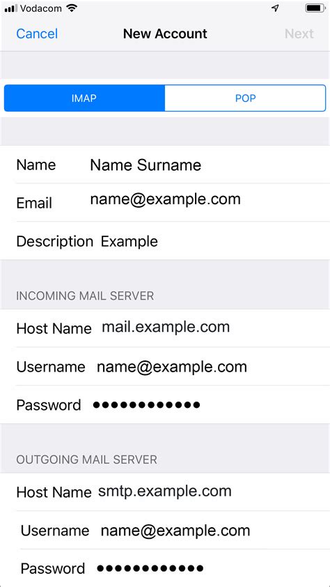 iPhone Email Setup 的图像结果