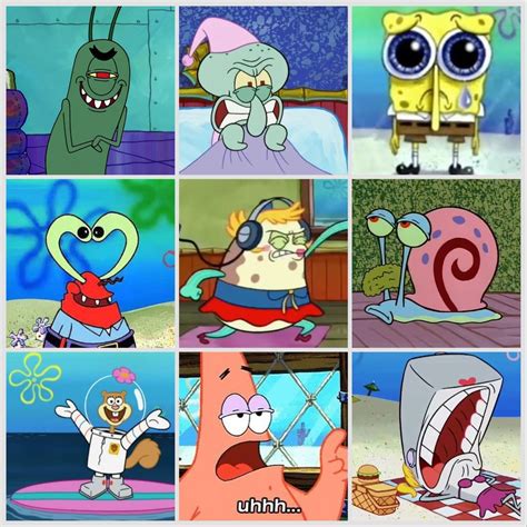 Which SpongeBob character are you today? : r/cartoons