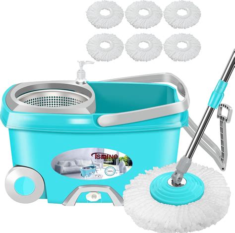 Favbal Spin Mop and Bucket Set con 6 Recargas de Chile | Ubuy
