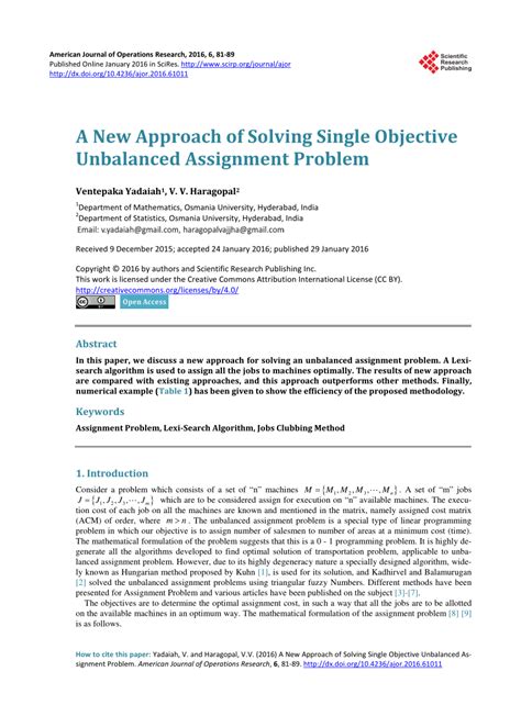 Image result for Example of Unbalanced Assignment Problem