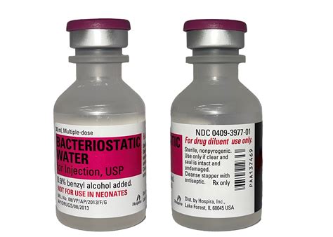 Diluent Bacteriostatic Water for Inj. MDV 30 mL (25/bx)