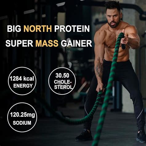 Super Mass Gainer, 52g Protein, 250g Carbohydrate, 1244 Calories ...