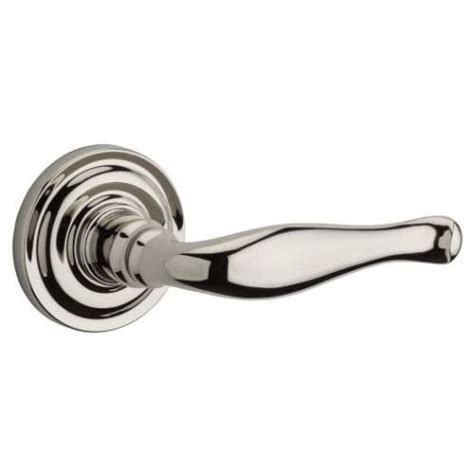 Baldwin PV.DEC.TRR Decorative Privacy Leverset with Traditional Round ...