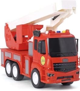 elitebasket Unbreakable Fire Engineering Rescue Truck for Kids ...