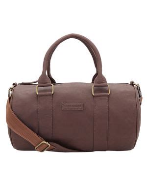 Buy Lapis O Lupo Brown Crush Duffle Bag Online