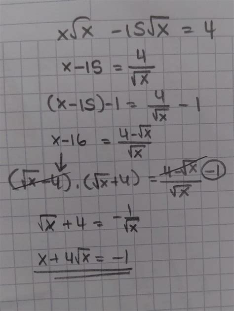 16. x√x-15√x=4 = x+4√x=? A) 16 B) 12 C) 2√3 D) 1 E)-1 YANITLAR / ANSWERS - Eodev.com