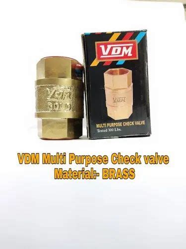 Check Valve - Vdm Horizontal Check Valve No 3 Manufacturer from Jalandhar