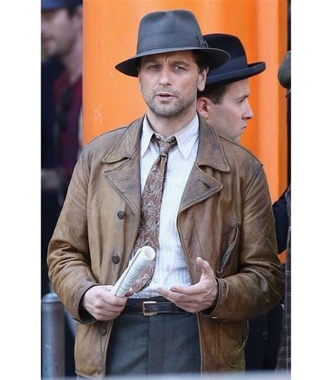 Perry Mason Leather Jacket | Matthew Rhys Brown Jacket - Jackets Masters